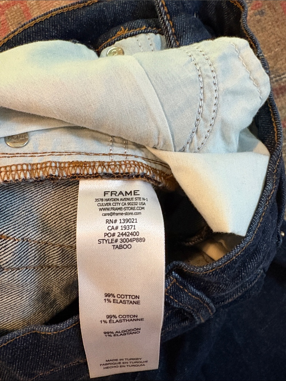 Frame Denim pixie arrow size 25 - Picture 3 of 8